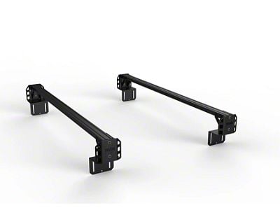TRUKD 6.50-Inch V2 Truck Bed Rack with T-Slot Attachment; Black Bars (16-24 Titan XD)