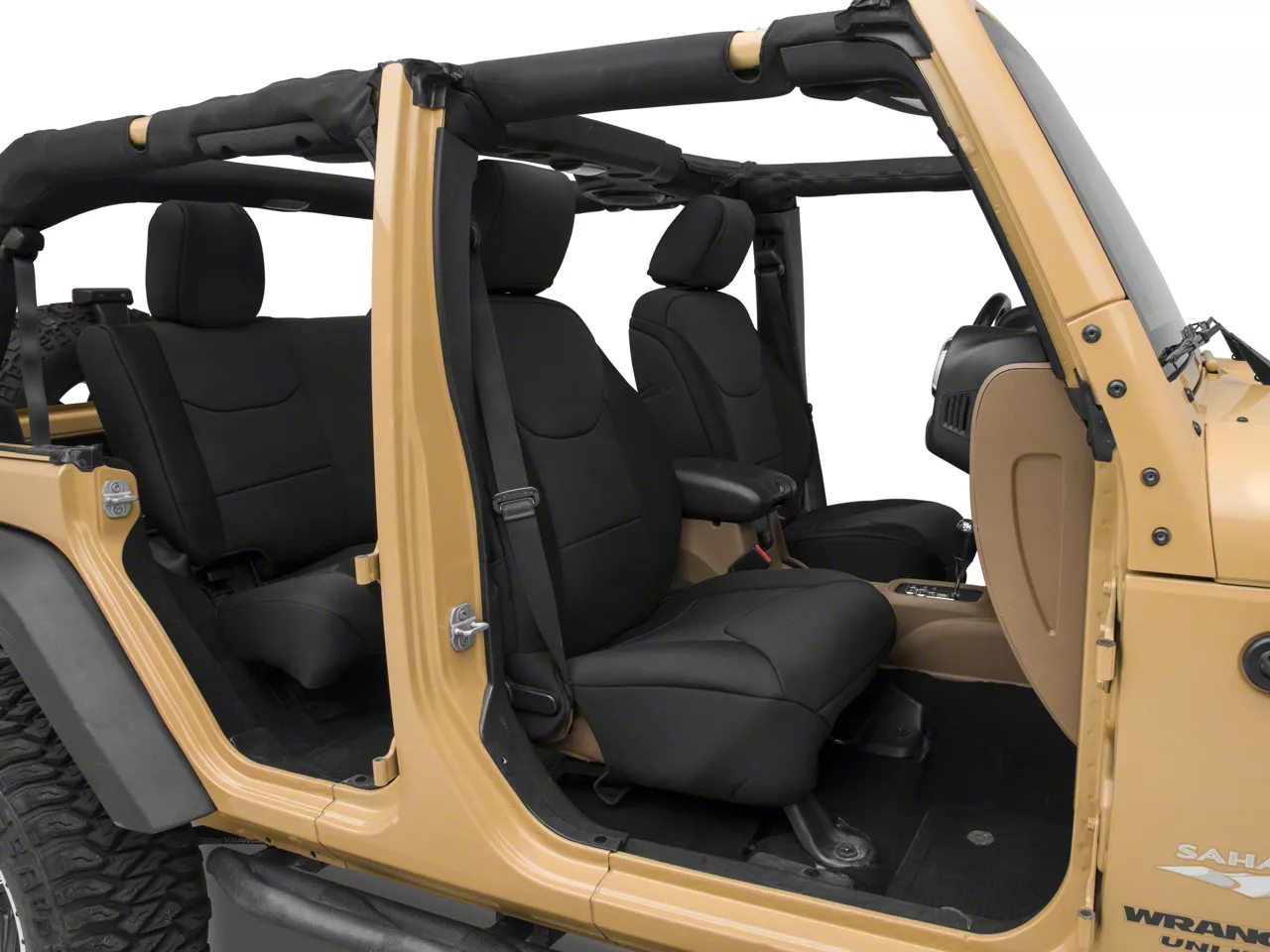 RedRock Jeep Wrangler Custom Fit Front and Rear Seat Covers RedRock Jeep Wrangler Custom Fit Front and Rear Seat Covers