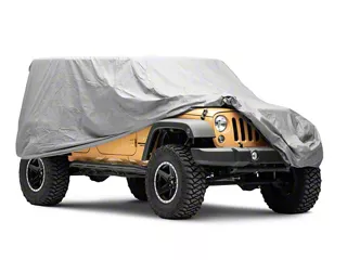 Afdekking voor Jeep Wrangler JK 4-deurs, waterdichte autohoes voor Jeep Wrangler CJ, YJ, TJ & JK, 210D uv-bestendig, volledige garage, Jeep Wrangler autohoes met winddichte riemen (zwart, 4 deuren Afdekking voor Jeep Wrangler JK 4-deurs, waterdichte autohoes voor Jeep Wrangler CJ, YJ, TJ & JK, 210D uv-bestendig, volledige garage, Jeep Wrangler autohoes met winddichte riemen (zwart, 4 deuren