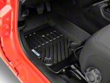 TruShield Precision Molded Front and Rear Floor Liners; Black (18-25 Jeep Wrangler JL 4-Door, Excluding 4xe)