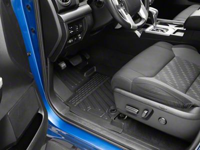 TruShield Molded Front and Rear Floor Liners; Black (14-21 Tundra CrewMax)
