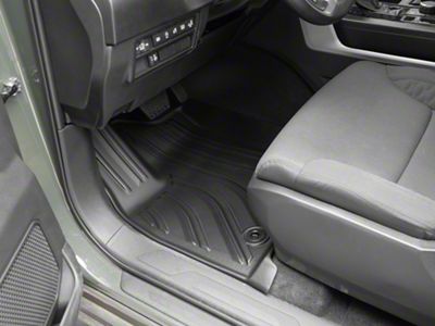 TruShield TPE Front and Rear Floor Liners; Black (22-26 Tundra CrewMax)