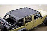 RedRock UV Sun Shade; Black (07-18 Jeep Wrangler JK 4-Door)