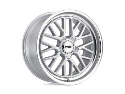 TSW Hockenheim S Silver with Mirror Cut Lip 5-Lug Wheel; 20x8.5; 30mm Offset (05-15 Tacoma)
