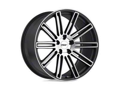 TSW Crowthorne Matte Gunmetal with Matte Machine Face 5-Lug Wheel; 17x8; 40mm Offset (21-25 Bronco Sport)