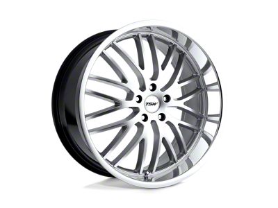 TSW Snetterton Hyper Silver with Mirror Cut Lip 5-Lug Wheel; 17x8; 40mm Offset (21-25 Bronco Sport)