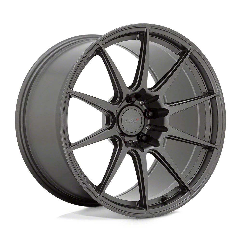 TSW Jeep Grand Cherokee Kemora Matte Gunmetal Wheel; 18x10.5
