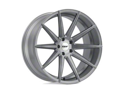 TSW Clypse Titanium with Matte Brushed Face Wheel; 18x9.5; 40mm Offset (97-06 Jeep Wrangler TJ)
