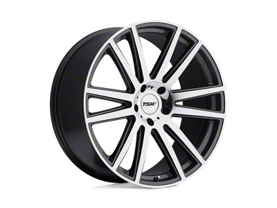 TSW Gatsby Gunmetal with Mirror Cut Face Wheel; 22x9; 40mm Offset (97-06 Jeep Wrangler TJ)