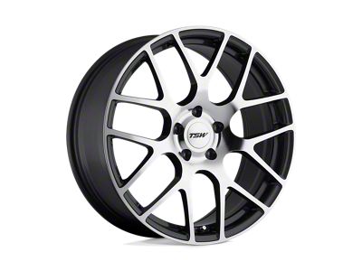 TSW Nurburgring Gunmetal with Mirror Cut Face Wheel; 19x9.5; 41mm Offset (97-06 Jeep Wrangler TJ)