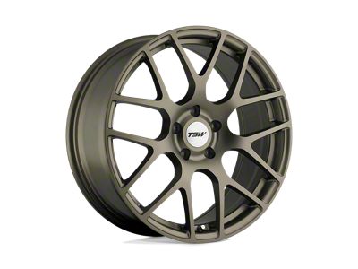 TSW Nurburgring Matte Bronze Wheel; 19x8.5; 20mm Offset (97-06 Jeep Wrangler TJ)