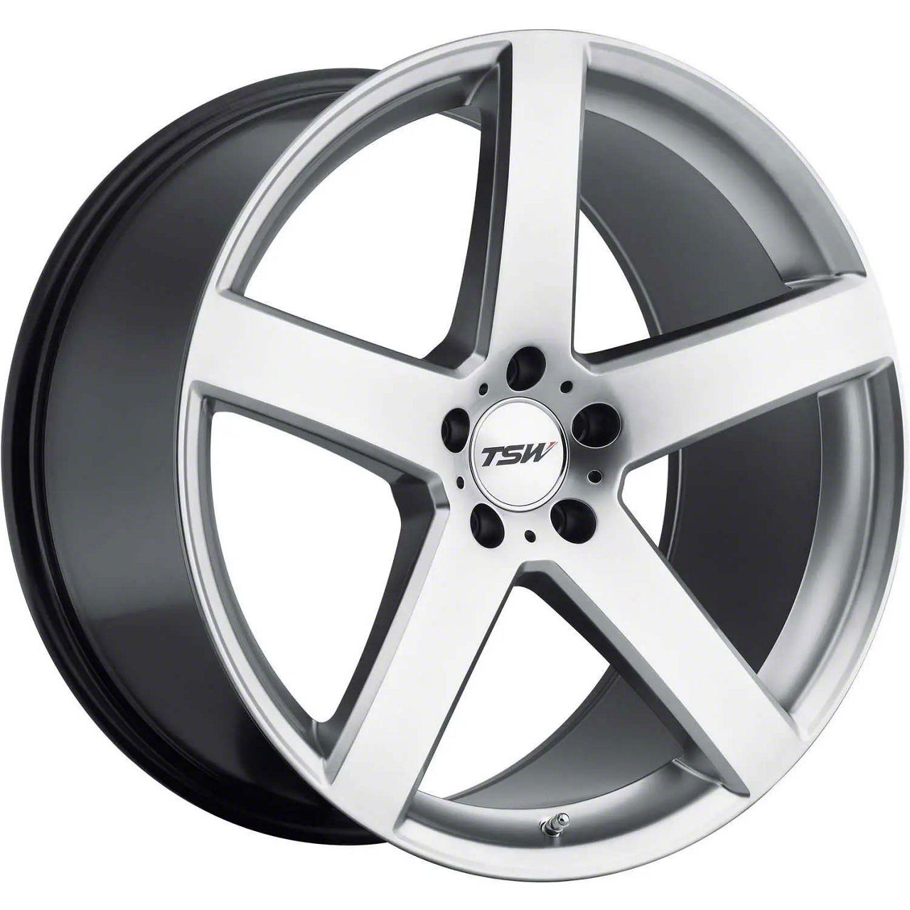 TSW Jeep Wrangler Rivage Hyper Silver Wheel; 20x8.5; 20mm Offset ...