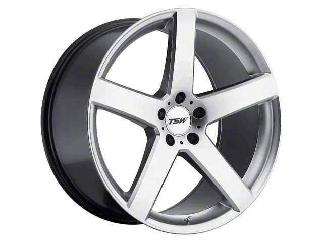 TSW Jeep Wrangler Rivage Hyper Silver Wheel; 20x8.5; 20mm Offset ...