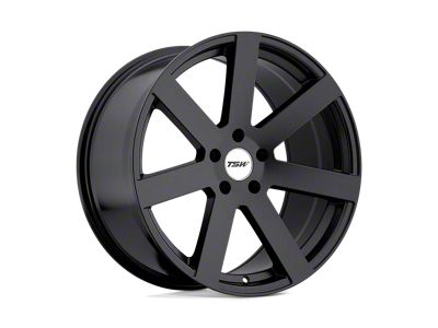 TSW Bardo Matte Black Wheel; 19x8; 40mm Offset (87-95 Jeep Wrangler YJ)