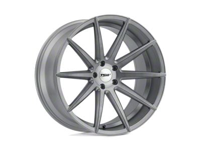 TSW Clypse Titanium with Matte Brushed Face Wheel; 20x8.5; 40mm Offset (87-95 Jeep Wrangler YJ)