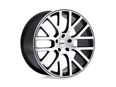 TSW Donington Gunmetal Mirror Cut Face Wheel; 22x9; 20mm Offset (87-95 Jeep Wrangler YJ)