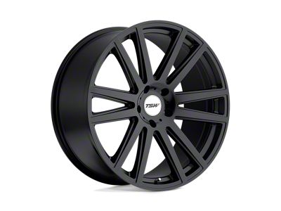 TSW Gatsby Matte Black Wheel; 20x8.5; 40mm Offset (87-95 Jeep Wrangler YJ)