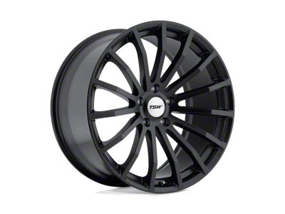 TSW Mallory Matte Black Wheel; 18x9.5; 40mm Offset (87-95 Jeep Wrangler YJ)