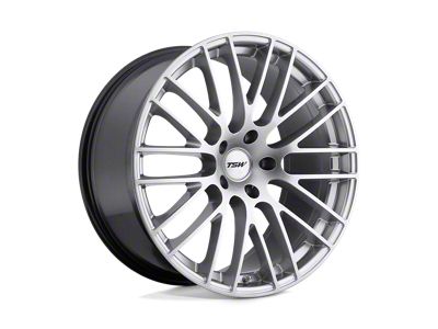 TSW MAX Hyper Silver Wheel; 18x8.5; 40mm Offset (87-95 Jeep Wrangler YJ)
