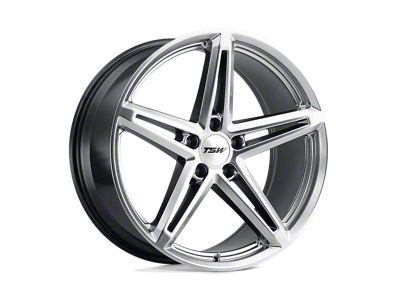 TSW Molteno Hyper Silver Wheel; 18x9.5; 40mm Offset (87-95 Jeep Wrangler YJ)