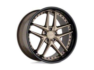 TSW Premio Matte Bronze with Gloss Black Lip Wheel; 20x10; 40mm Offset (87-95 Jeep Wrangler YJ)