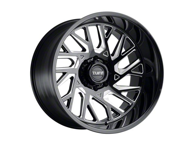Tuff Car Rims Tuff A.T. Toyota 4-Runner T4B Gloss Black Milled 6-Lug Wheel; 20x12 ...