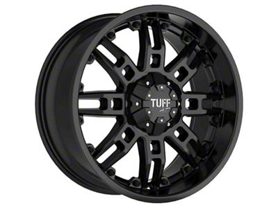 Tuff A.T. T-13 Satin Black 6-Lug Wheel; 22x9.5; 25mm Offset (21-25 Bronco, Excluding Raptor)