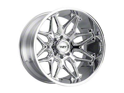 Tuff A.T. T3B Chrome 6-Lug Wheel; 20x12; -45mm Offset (21-25 Bronco, Excluding Raptor)