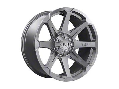 Tuff A.T. T05 Flat Gunmetal Wheel; 20x9; 20mm Offset (20-25 Jeep Gladiator JT)