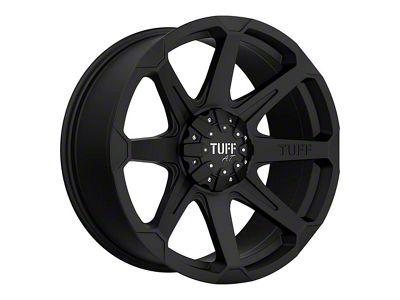 Tuff A.T. T05 Satin Black Wheel; 20x9; 20mm Offset (20-25 Jeep Gladiator JT)