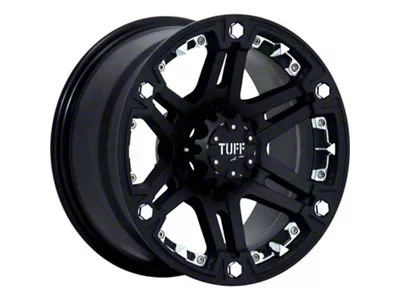 Tuff A.T. T01 Silver with Brushed Silver Face Wheel; 17x8; 20mm Offset (18-25 Jeep Wrangler JL)