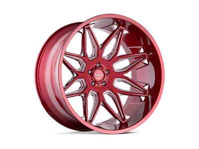 Tuff A.T. T3B Candy Red Wheel; 26x14; -72mm Offset (18-25 Jeep Wrangler JL)