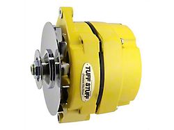 Tuff Stuff Performance Alternator with V-Groove Pulley; 100 AMP; Yellow (80-82 4.2L Jeep CJ7)