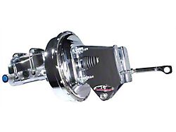 Tuff Stuff Performance Brake Booster with Master Cylinder; 1-Inch Bore; Chrome (76-86 Jeep CJ7)