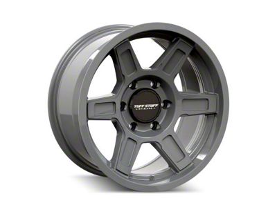 Tuff Stuff Overland Ascent Alpha Grey 6-Lug Wheel; 17x8.5; 0mm Offset (16-23 Tacoma)