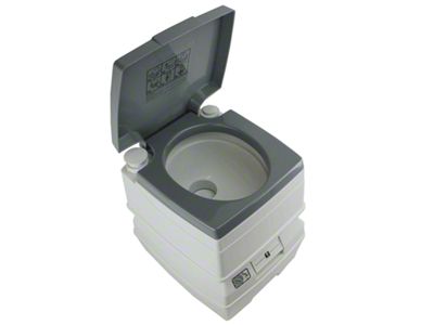 Tuff Stuff Overland Flushable Portable Outdoor Toilet with Removable Holding Tank; 5-Gallon