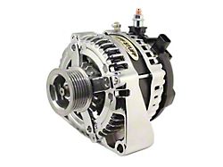 Tuff Stuff Performance 1-Wire LS Alternator with 6-Groove Pulley; 225 AMP; Chrome (Universal; Some Adaptation May Be Required)