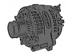 Tuff Stuff Performance Alternator with 6-Groove Pulley; 240 AMP; Chrome (20-25 3.6L Jeep Gladiator JT)