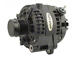 Tuff Stuff Performance Alternator with 6-Groove Pulley; 240 AMP; Wrinkle Black (18-25 3.6L Jeep Wrangler JL)