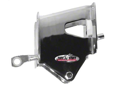 Tuff Stuff Performance Brake Booster Brackets with Pedal Pod Assembly; Chrome (76-86 Jeep CJ7)