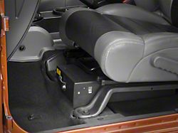 Tuffy Security Products Underseat Drawer with Keyed Lock; Driver Side (07-10 Jeep Wrangler JK 2-Door; 07-18 Jeep Wrangler JK 4-Door)