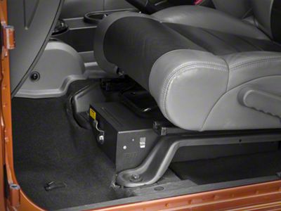 Tuffy Security Products Underseat Drawer with Keyed Lock; Driver Side (07-10 Jeep Wrangler JK 2-Door; 07-18 Jeep Wrangler JK 4-Door)