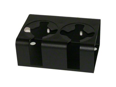 Tuffy Security Products Rear Drink Holder for TJ Consoles; Black (97-06 Jeep Wrangler TJ)