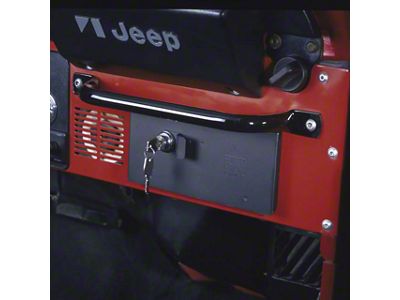 Tuffy Security Products Security Glove Box with Keyed Lock; Black (76-86 Jeep CJ7)