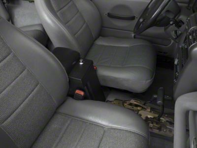 Tuffy Security Products Series II Rear Half Security Console; Black (97-06 Jeep Wrangler TJ)