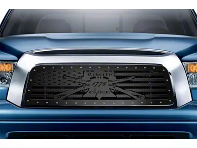 1-Piece Steel Upper Grille Insert; Liberty Or Death (07-09 Tundra)