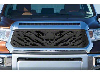 1-Piece Steel Upper Grille Insert; Nightmare (14-17 Tundra)