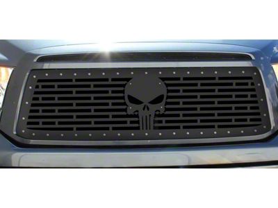 1-Piece Steel Upper Grille Insert; Punisher AR-15 (10-13 Tundra)