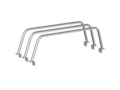 Heavy Metal Off-Road 19-Inch Triple Bed Bars; Bare Steel (14-21 Tundra)