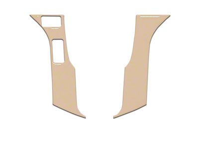 2-Button Steering Wheel Accent Trim; Quicksand Tan (14-21 Tundra)